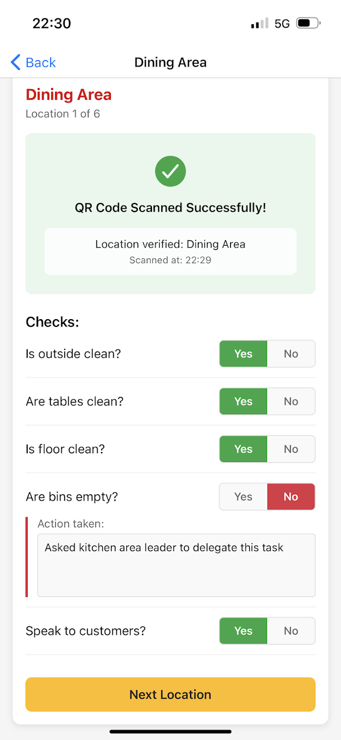 QR code scanner