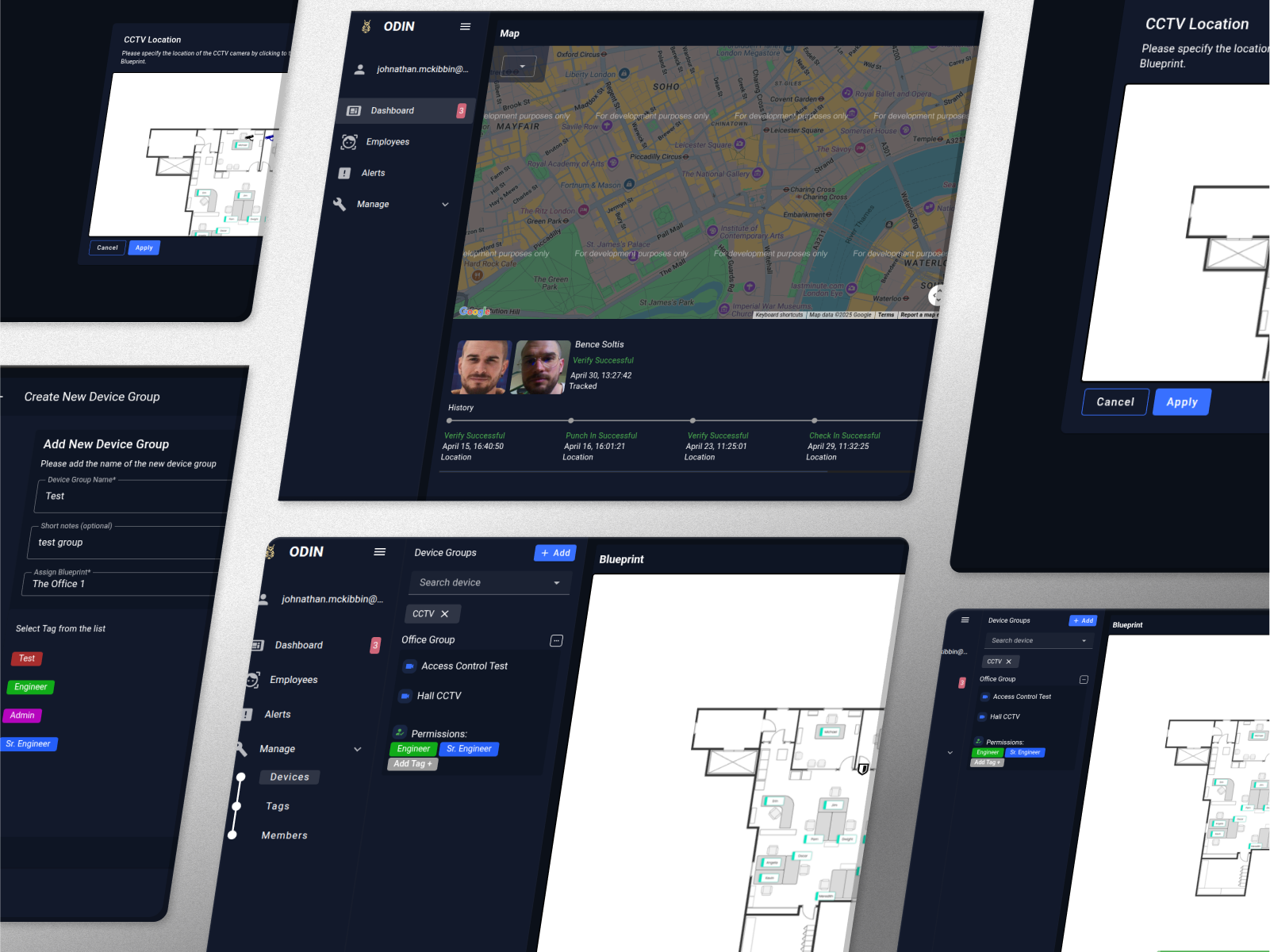 Interactive Security Blueprint System